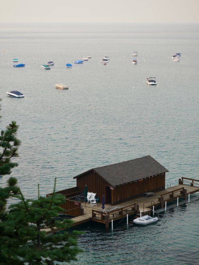Boathouse and boats