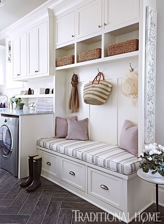 Gettin' Cozy with Laundry & Mudrooms {Details Blog}